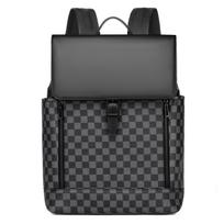 Schoolbag trendy brand backpack men's retro business computer bag trendy large-capacity schoolbag leisure travel bag college student backpack Width 31cm thickness 14cm height 43cm