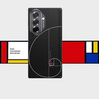 DEFENSE Kevlar Case For Samsung Z Fold 7 Carbon Fibre Wireless Charging Back Cover Case for SAMSUNG Z FOLD 7 1PC&For Z Fold 7 red
