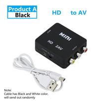 HDMI-compatible To AV Converter Box HDTV2AV 1080P RCA AV CVSB Video Composite AV Scaler Converter For HDTV PS3 PS4 PC DVD XBox