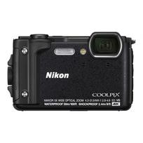 Nikon COOLPIX W300 Waterproof Digital Camera, Black - 16.05MP, Waterproof to 30m, Shockproof, Freezeproof, Dustproof, 4K UHD Video