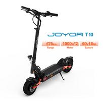 JOYOR T10 1000W Dual Motor Folding Electric Scooter for Adults NFC 60V18Ah Battery Escooter Max 60km/h & 75km Range 10  Off-Road Tire E-Scooter