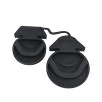 Atsparus vandeniui įkrovimo prievado dangtelis Tesla Model 3/Y priedams 21-24 Silikoninis įkroviklio kištuko apsaugas Atsparus lietui padelis 1pc black