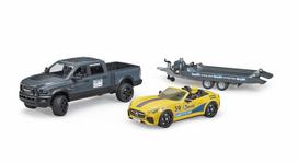 Prekė su pažeista pakuote. Žaislinių automobilių rinkinys Bruder 2504, 1:16, įvairių spalvų