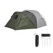 Camp Tent Extended Front for Outdoor Camping Includes  Porch and Breathable Hole, Family Camping Tent Easy to Setups armijos žalia spalva