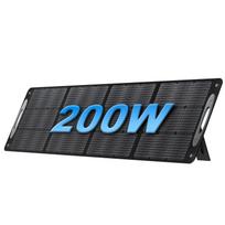 OUKITEL PV200 200W nešiojamas saulės skydelis, IP68 atsparus vandeniui, sulankstomas saulės skydelis su 21V išvestimi, saulės skydeliai stovyklavimui, kemperiui ir ekstremalioms situacijoms juoda
