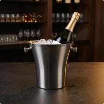 5 L Ledo Kibiras Sutvirtintas Nerūdijantis Plienas Maistinis Virtuvės Indas Sidabrinis Juosmens Formos 5L Gold Deer Head 5L beige