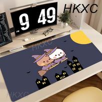 90x40cm Cute BuBu DuDu Cartoon Mouse Pad Large Computer Gaming Stitch Edge Keyboard XXL Rubber Anti-slip Base Deskmat Students 30cmx60cm(11.8x23.6inch)
