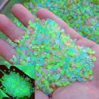1000PCS Luminous Sand Glow In Dark Stone Pebble Garden Yard Outdoor Path Lawn Decoration Fish Tank Aquarium Home DIY Decor 3-5mm