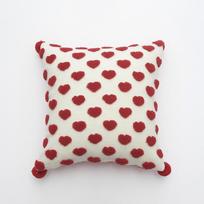 Red Love Bedside Pillowcase Simple Style Pillow Cushion Cover Three-dimensional Sofa Living Room Soft Pillowcase 45 * 45 (excluding core) white
