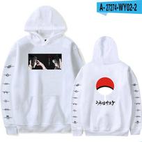 Rudens Žiemos Naruto Itachi Uchiha Spausdintas Puloveris Unisex Džemperis ilgomis rankovėmis XXXL white