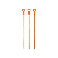 Drain Hair Removers Tool With Reverse Barbs Spirals Design For Shower Sink Pipe Clogs Flexible Ergonomic U Handle Reusable orange
