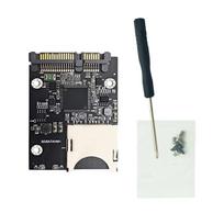 SD Memory Card To SATA SSD Adapter with Enclosure Case for 2.5in SATA SSD Accessories gray
