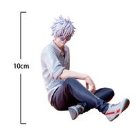 Anime JJK figūrėlė Geto Suguru Gojo Satoru veiksmo figūrėlė sėdinčios pozos modelis Lėlė geto gojo figūrėlės kolekcija žaislai Kalėdinė dovana 10cm gray