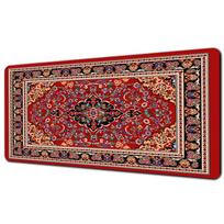 Persian pattern design Mousepad Large Abstract Mouse Pad Gaming Deskmat With Lockedge Office Nonslip Carpet 800x300x2mm gray