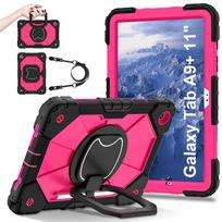 Compatible Huawei MatePad SE 11  2024 Drop-proof Case with 360° Rotating Stand & Hand Strap SE11 (2024) black