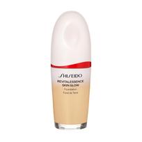 SHISEIDO Makeup Essence Skin Glow Foundation 220 Linen 30mL SPF30 Foundation Serum Liquid Even Tone Coverage Shiseido PA+++ Foundation, white