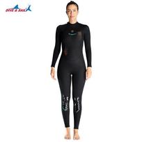 Womens 3mm Neoprene Wetsuit Diving Snorkeling Surfing Warm Full Body Suit Black Purple XS juoda
