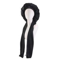 Long Tail Drawstring Sleep Hair Cap Silky Satin Long Hair Bonnets for Sleeping New Night Cap  Women