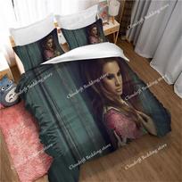 Singer Lana Del Rey Duvet Cover Pillowcase Bedding Set Cute Animation Home Dormitory Room Decoration Boys Gift 135x200cm