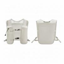 Waterproof Running Hydration Vest Reflective Water Chest Pack  Trail Running Grey white