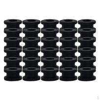 30X Motociklo prakiurų gumos rinkinys black