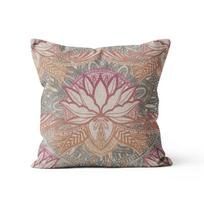 Bohemia  Linen Pillow Case Mandala Boho Retro Print Decorative Cushion Cover for Sofa Car Couch Pillow Cover 45x45cm 16x16Inch gray
