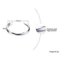 Nordic Runes Bangles,Men Bracelet,Stainless steel Twist Mobius Bangle Bracelets,Male Jewelry beige