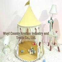 Children's Indian Teepee Play Tent beige