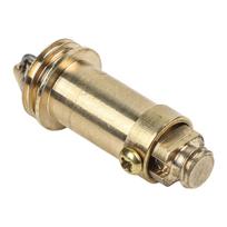 Click Clack Basin Sink Waste Made of Brass with Bounce Valve and Designed for Standard Drain Fitting Compatibility beige