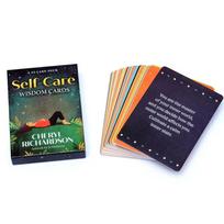 Self Care Wisdom Cards Tarot Deck Oracle Card Fate Divination Leisure Entertainment Family Gatherings Tarot Card Board Game gray