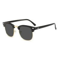 Fashion Oversized Sunglasses Trendy Retro for Men Women One Size black