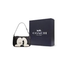 COACH X Disney Nolita 19 Pelėdos Mikio Pelekas Pečių/Rankinė Juoda/Balta CN506-QBM2 Basic Set (Bag+Dust Bag) white