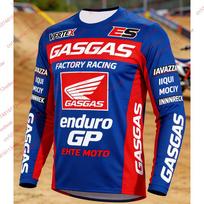 Factory Racing Enduro GP Motocross Jersey Racing Quick Dry Breathable Long Sleeve MX Off-Road Top Enduro Racers Tshirt S