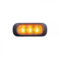 Įspėjamasis žibintas STRANDS Dark Knight Amber 3 Led