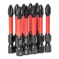 Phillips varžtų antgalis AMIO 04784 PH2 1/4" 50mm 10 pcs.