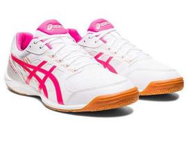 ASICS Wmns Attack Hyperbeat 4 White Pink Glo 1073A056-101 EU 39.5 rožinė/balta