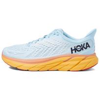 HOKA ONE ONE Clifton 8 Summer Song Ledo Srauto Oranžiniai Moteriški Bėgimo Bateliai 1119394-SSIF 36 white