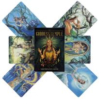 Deivės Šventyklos Orakulo Kortos Būrimo Denis Angliškos Versijos Leidimas Tarot Stalo Žaidimai black