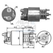 Starterio solenoido jungiklis MEAT & DORIA 46110
