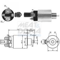Starterio solenoido jungiklis MEAT & DORIA 46161