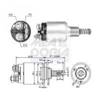 Starterio solenoido jungiklis MEAT & DORIA 46239