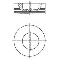 Stūmoklis MAHLE ORIGINAL 007 PI 00110 000