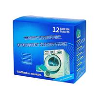 Effervescent Washing Machine Cleaning Tablets 12 Pack 180g Each Washing Machine Sink Cleaning Block Removes Residue and Odors One Size