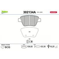 Diskinių stabdžių kaladėlių komplektas VALEO 302134A