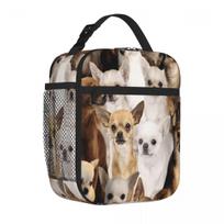 Bestselling Chihuahuas Feminine Kids Lunch Bag Weight Loss Diet Insulated Snack Tote One Size gray
