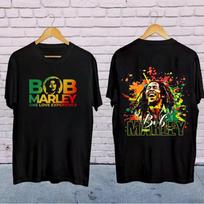 Bob Marley T Shirt Mens Womens Tees Top, One Love Crewneck Unisex, reggae Shirt,Jamaican Music Legend XL white