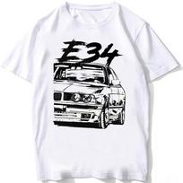 Retro E30 Old Classic Dirty Style Tshirt Unisex Short Sleeve Harajuku E34 E36 E28 Sport Race T Shirt Hip Hop White Casual Boy Tees S