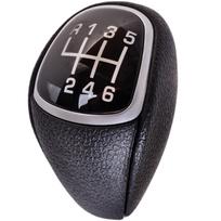 Hyundai IX25 16-21 Creta 14-19 I20 12-20 I30 17-22 I40 11-19 Pavarų perjungimo rankenėlė, 6 greičių, juoda su sidabriniu schemos piešiniu juoda