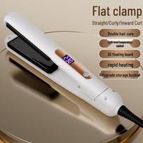 Dual-Purpose Hair Straightener & Curler with Smart Auto Shut-off - Gentle on Hair European standard black