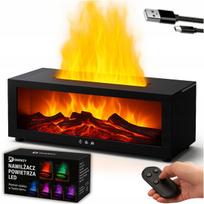 Oro drėkintuvas–difuzorius su LED RGB apšvietimu, aromaterapija, laikmačiu ir nuotoliniu valdymu